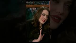 Kat Dennings does it Gingerly shorts craigferguson [upl. by Drawyeh766]