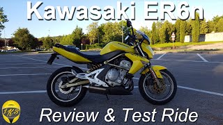 Review amp Test Ride Kawasaki ER6n [upl. by Alocin]