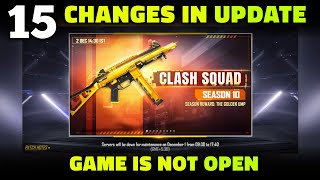 FREE FIRE NEW UPDATE  GAME IS NOT OPENING  FREEFIRE OB31 UPDATE FULL DETAILS  GARENA FREE FIRE [upl. by Abbotsun]