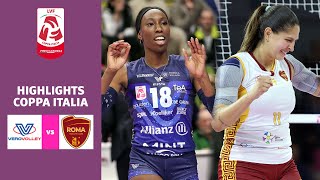 Milano  Roma  Highlights  Quarter Finals Coppa Italia Frecciarossa  Lega Volley Femminile [upl. by Hubey]