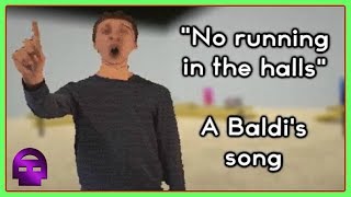 Baldis Basics  Principal of the Thing SONG ▶ No Running in the Halls original  DHeusta [upl. by Biddick]