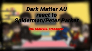 Batfam React to SpidermanPeter Parker 11 Dark Matter AUDCMarvel Crossover [upl. by Nerol443]