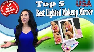 Best Lighted Makeup Mirrors 2019  Best Led Mirror [upl. by Yrruc]