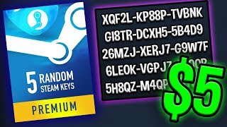 I bought 5 random PREMIUM Steam Keys for 5 This is what I got [upl. by Xenophon275]