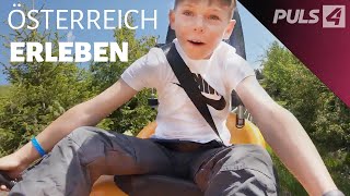 Wandern Sommerrodeln und Klettergarten Urlaub in Österreich  PULS 4 Doku [upl. by Ainsworth]