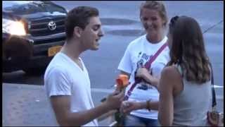 Serenading Girls with Roses Part 1  Zalman Krause [upl. by Reed]