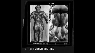 Tom Platz Leg Workout Get Monstrous Legs [upl. by Ameehs]