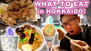 WHAT TO EAT in HOKKAIDO  Hokkaido Japan Japanese Soup Curry Lavender Cream and Huge Gyoza [upl. by Acenahs963]