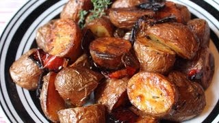 Roasted Red Potatoes  Simple Yet Awesome Roasted Potato Side Dish [upl. by Fahland593]