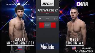 Zabit Magomedsharipov vs Kyle Bochniak Fight Highlight [upl. by Aivul]