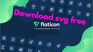 Hướng dẫn tải ảnh svg miễn phí từ flaticon không cần tài khoản premium [upl. by Noyart]