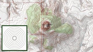 Topo Maps Part 1 Introduction to Contour Lines [upl. by Hartmunn]