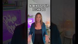 Nominal Group Technique Improving Team DecisionMaking [upl. by London]