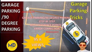 GARAGE PARKING  90 DEGREE PARKING  RTA SMART YARD PARKING GARAGE PARKING TUTORIAL DUBAI [upl. by Yettie44]