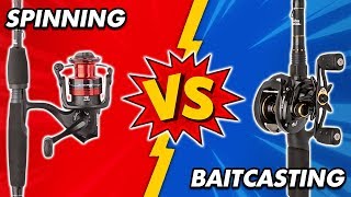 Spinning vs Baitcasting ¿CUÁL ES MEJOR [upl. by Arbrab162]