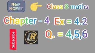 Ch 4 Ex 42  Maths 8 class  Ques 456  Data Handling  New Ncert Books  CBSE [upl. by Notlimah303]