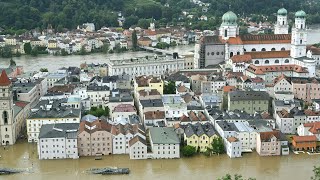 Hochwasser in Bayern Passau ruft Katastrophenfall aus [upl. by Elfrieda]