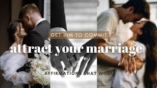 Affirmations to attract your marriage  Attracts the perfect love  attract your crush subliminal [upl. by Ahseile]