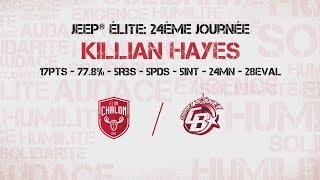 Chalon  Cholet Basket La performance de Killian Hayes [upl. by Haisoj]