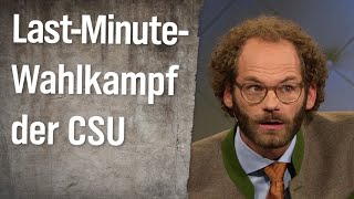 LastMinuteWahlkampfKoordinator der CSU Maxi Schafroth  extra 3  NDR [upl. by Ehtyde425]