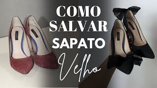 DIY CUSTOMIZAR SAPATO VELHO  TUTORIAL FÁCIL FAÇA VOCÊ MESMA [upl. by Stead]