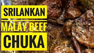 Srilankan Malay Beef ChukKa chooka Spicy Pepper Beef Srilankan Recipes [upl. by Samtsirhc]