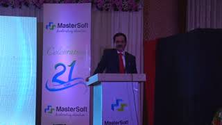 MasterSoft ERP Founder amp MD Mr Sham Somani Addressing MasterSoft Family  Annual Function [upl. by Atisor]