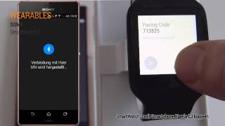 SONY SmartWatch 3 mit Android Wear  Deutsch  German ►► notebooksbilligerde [upl. by Yrrok]