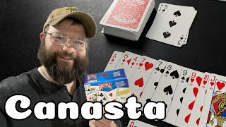 How to Play Canasta with Two Players  a classic rummy card game [upl. by Bradney]