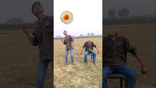 Matching twin brotherr flying body parts vs Eating mango egg amp Catching brown catt funny video [upl. by Xuaeb]