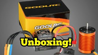 GoolRC 3000KV Brushless Motor And 45A ESC Unboxing [upl. by Diana]