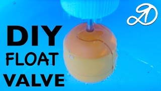 Float valve homemade How to make float valve DIY [upl. by Milstone794]