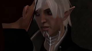 Dragon Age II  Fenris Romance Scene Option 2 [upl. by Corrine]