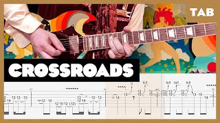 Eric Clapton  Crossroads Cream  Guitar Tab  Lesson  Cover  Tutorial [upl. by Aihsela28]