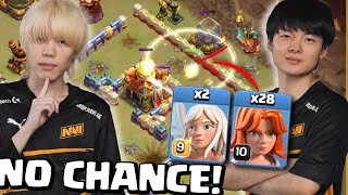 STARS amp Kazuma 28 VALKYRIE amp 2HEALER ARMY Clash of Clans [upl. by Waneta962]