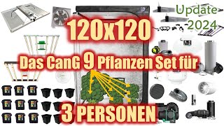 Growbox 120x120x200 🥦  Das beste LED Komplettset 2024  Legalisierung Eigenanbau  Ertrag [upl. by Dawaj314]