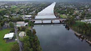 Nepean river Western Sydney Penrith drone footage [upl. by Raycher]