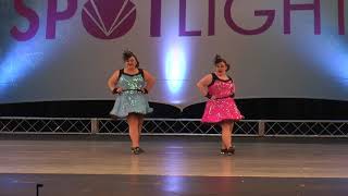 Happy Dance by Mercy Me Julianne amp Allison Clogging Routine [upl. by Vera]