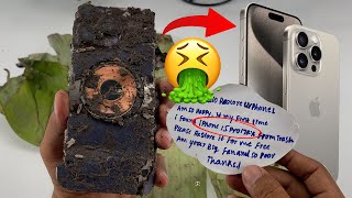 😱it Not iPhone 15 PM  Can i Restore Destroyed Dirty iPhone 14 Pro Max For My Fan [upl. by Stevenson]