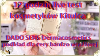 🌹Cera dojrzała 60🌹12 godzin live test kosmetyków Kitulca oraz podkładu dla cery bardzo wrażliwej [upl. by Ori]