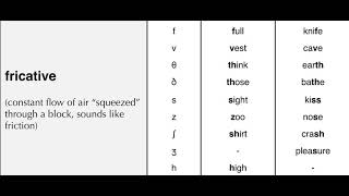 Fricative sounds  Consonants  Voice and accent  British accent [upl. by Slin576]