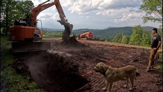 Digging a garage foundation [upl. by Leirvag]