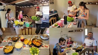 PREPARAMOS UM ALMOÇO COMPLETO COM COXA DE FRANGO SUCO DE BETERRABA E FAROFA DE CENOURA [upl. by Assirk]