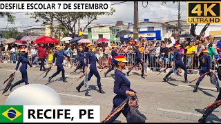 🇧🇷 07092024 Recife School Parade  Brazil Independence Day recife pernambuco independenceday [upl. by Anihc975]