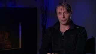 Hannibal Interview  Mads Mikkelsen discusses Gillian Anderson [upl. by Scrope41]