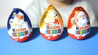 Kinder Surprise Christmas Edition in May [upl. by Nwahsiek]