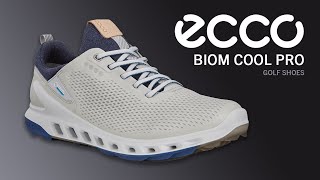 Ecco BIOM Cool Pro Golf Shoes FEATURES [upl. by Festus]