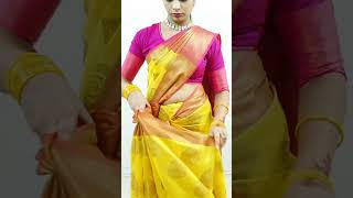 Saree draping guide in easy amp simple steps  Party wear saree draping  Easy saree wear [upl. by Dibb]