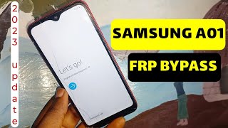 Samsung A01 Frp UnlockBypass Google Account Lock Android 10  2023 Update [upl. by Fast]