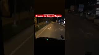 Travego ile Ventl Sesi eşliğinde Samsun Otogar’a giriş otobüs mercedesbenztravego travego travel [upl. by Nilyaj165]